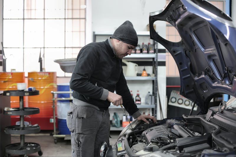 Diagnostic equipment in auto shop
